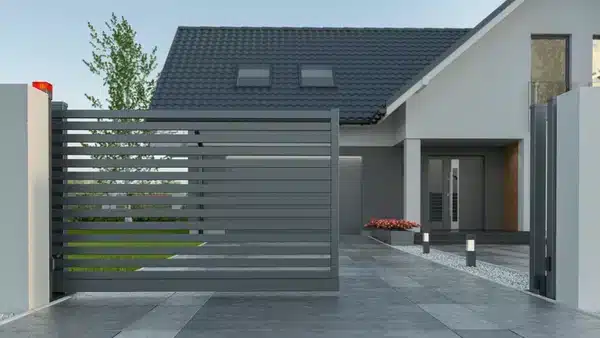 Which Automatic Gate Should You Install For Your Property? automatic sliding gate house 3d 600nw 1944498811